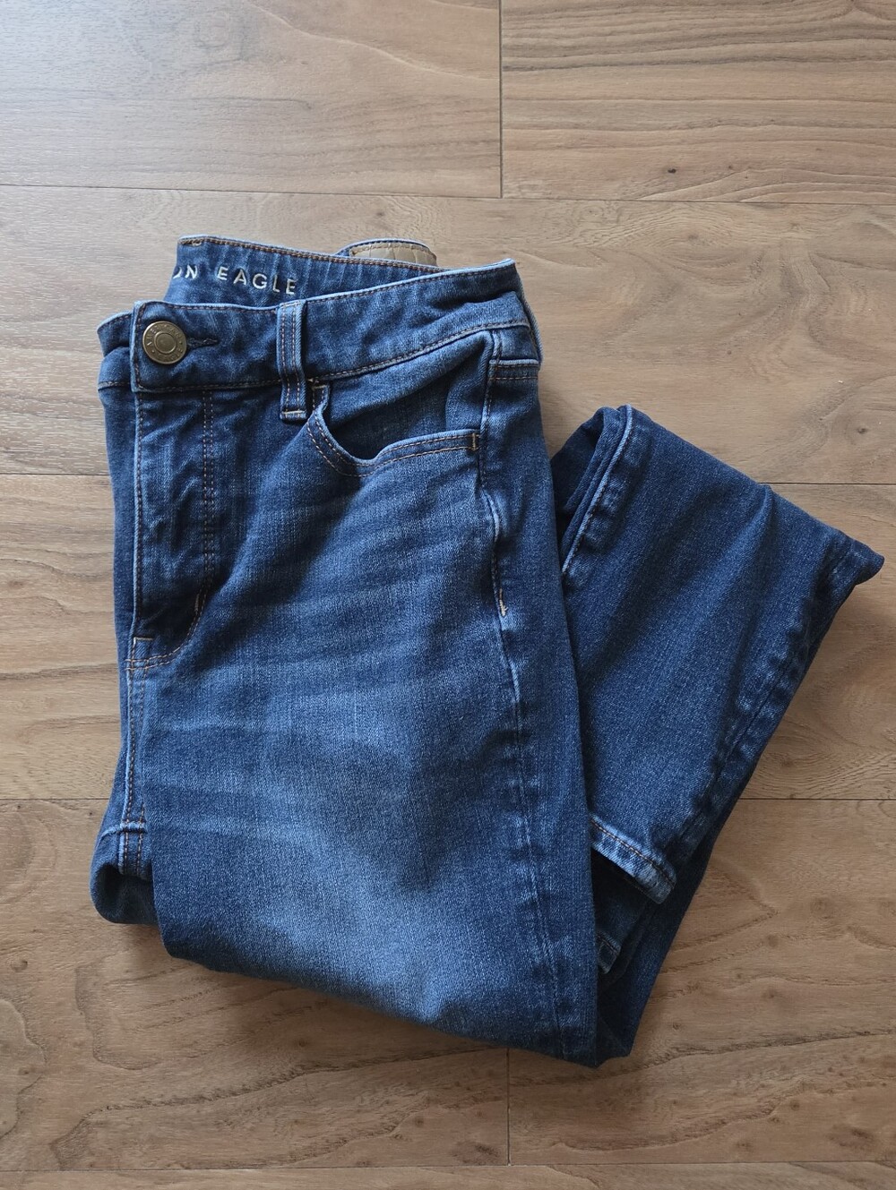 American Eagle Outfitters Blue Skinny Denim Jeans